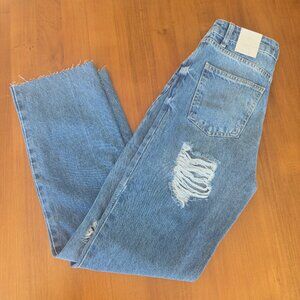 ✨FLASH SALE Zara Straight Fit High Rise Ankle Rigid